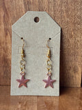 Rose Gold Star Earrings Style #1
