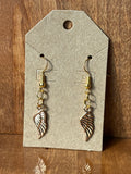 Rose-gold Wing Earrings Style #3